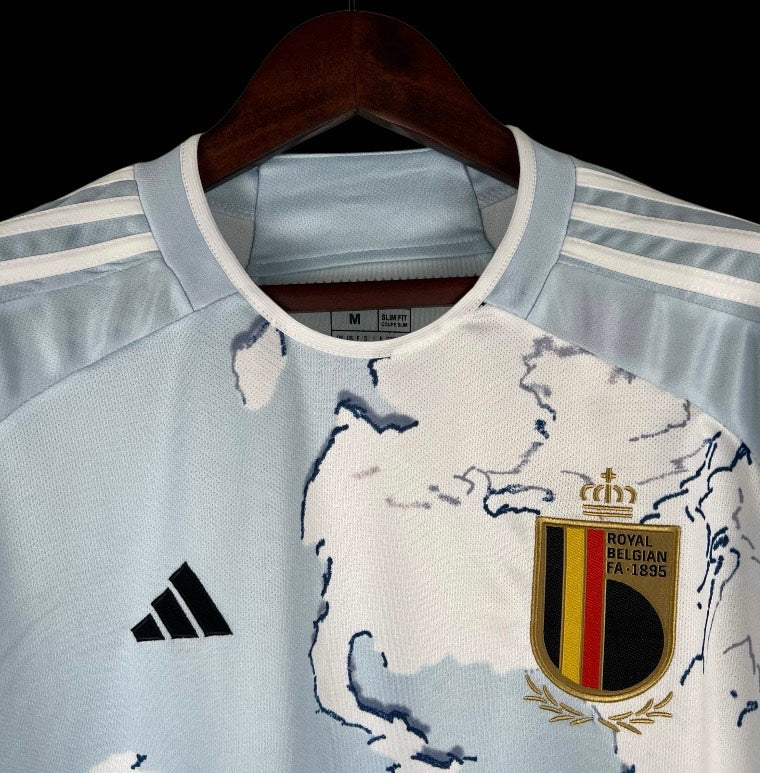Camiseta de visitante de Bélgica para el Mundial 2023
