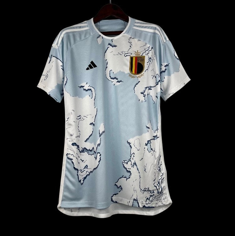Camiseta de visitante de Bélgica para el Mundial 2023