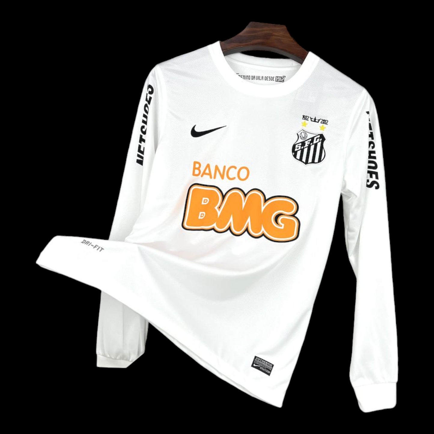 Santos Retro Long Sleeve Home Jersey 11/12