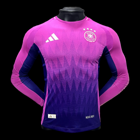 Camiseta de manga larga de visitante de Alemania 24/25 - Versión para el jugador