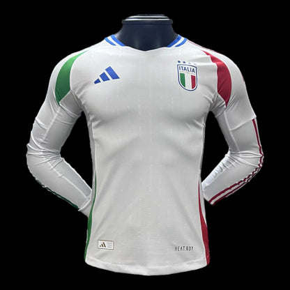 Camiseta de manga larga de visitante de Italia 24/25 - Versión para el jugador