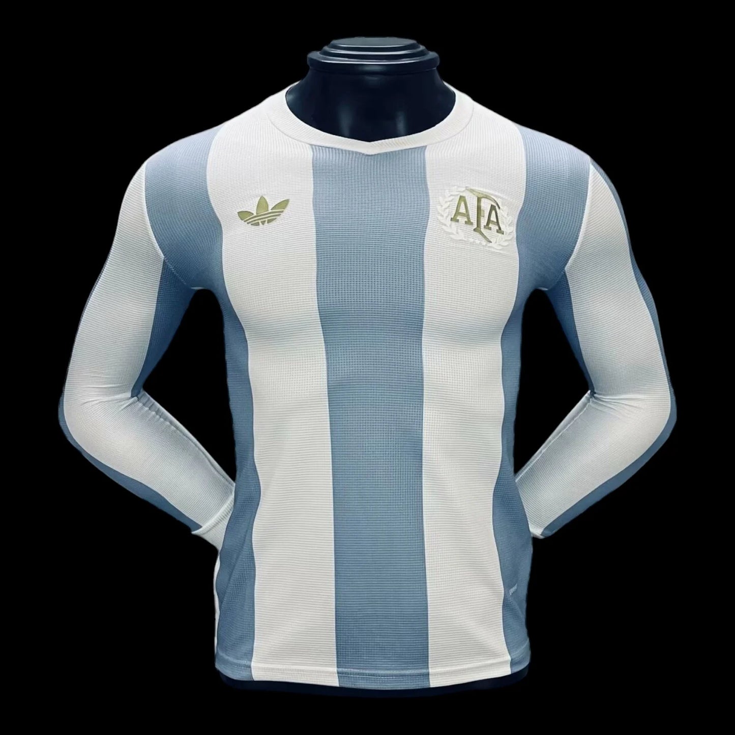 Argentine Maillot Domicile Manches Longues 50e Anniversaire -Version Player
