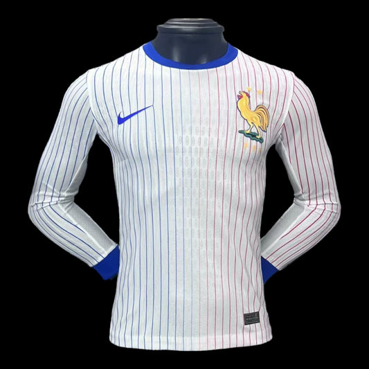 Camiseta de manga larga de visitante de Francia 24/25 - Versión para el jugador