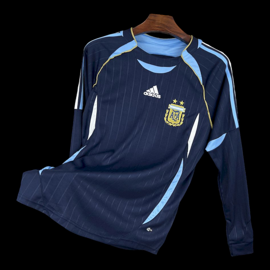 Argentina Retro Away Jersey Long Sleeve 06/07