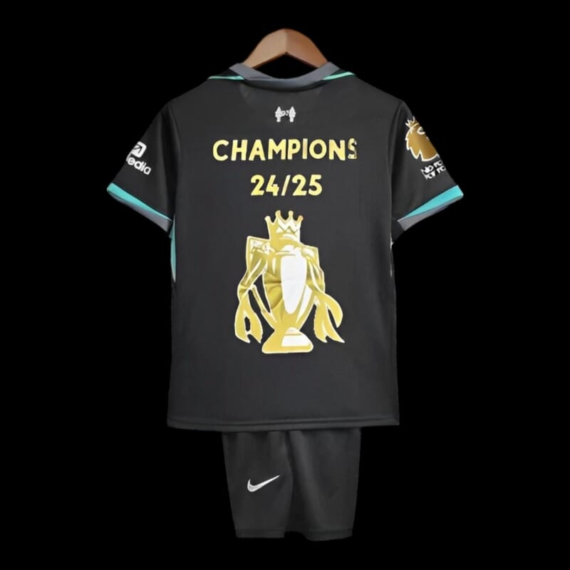 Liverpool Maillot Extérieur CHAMPIONS 24/25 -Enfant