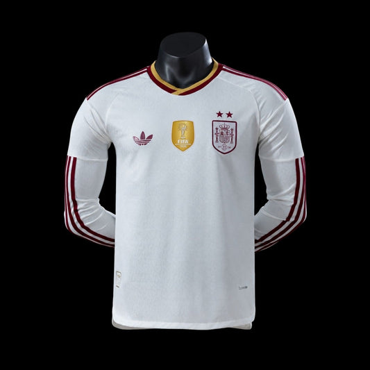 Espagne Maillot Exterieur Manches Longues 2 Étoile ⭐⭐ 26/27 -Version Player
