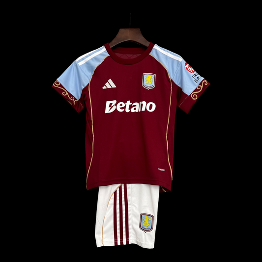 Aston Villa Maillot Domicile 25/26 -Enfant