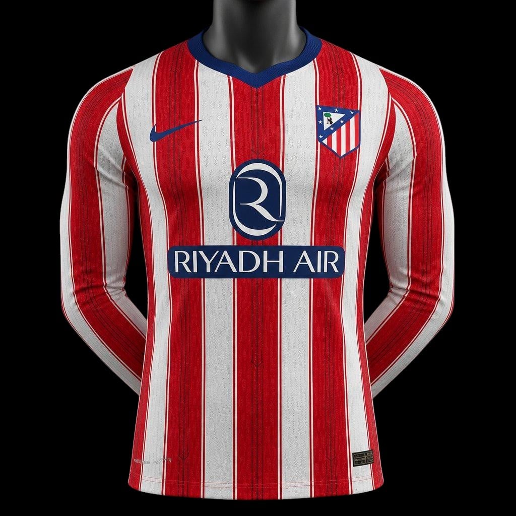 Atlético Madrid Maillot Manches Longues Domicile 26/27 –Version Player