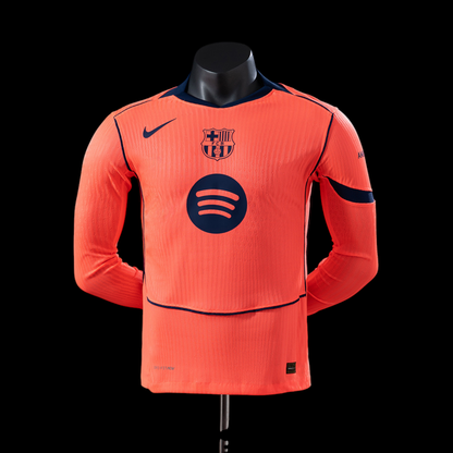 Barcelone Maillot Manches Longues Third 25/26 –Version Player