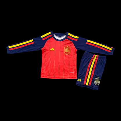 Espagne Maillot Manches Longues Domicile 26/27 –Enfant