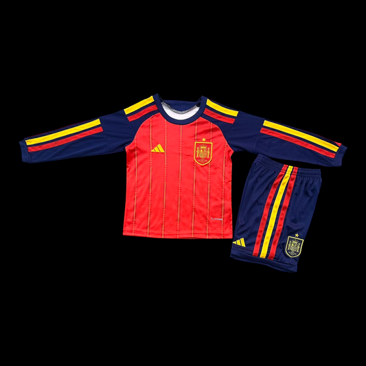 Espagne Maillot Manches Longues Domicile 26/27 –Enfant