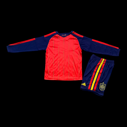 Espagne Maillot Manches Longues Domicile 26/27 –Enfant