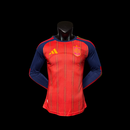 Espagne Maillot Manches Longues Domicile 26/27 –Version Player