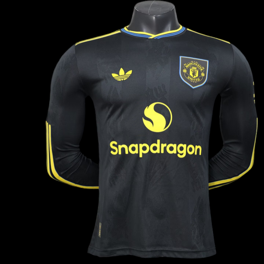 Manchester United Maillot Manches Longues Third 25/26 -Version Player
