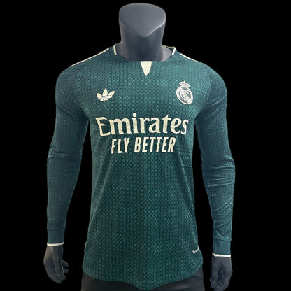 Real Madrid Maillot Manches Longues Extérieur 26/27 –Version Player