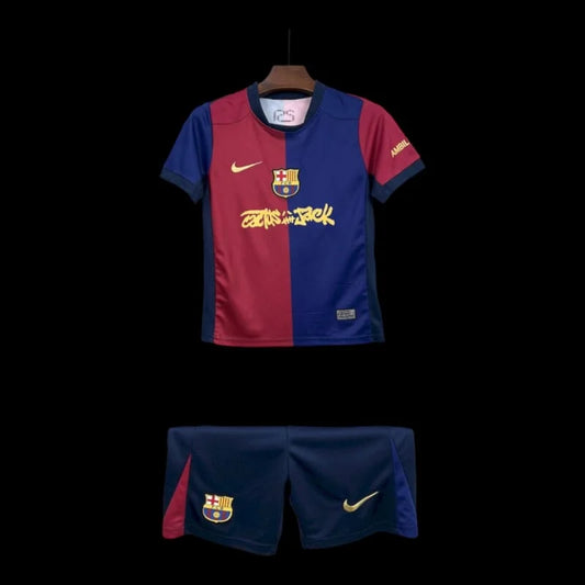 FC Barcelona Travis Scott 24/25 Home Kit - Kids