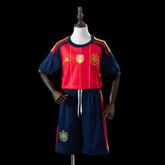 Espagne Maillot Domicile 2 Étoile ⭐⭐  26/27 -Enfant