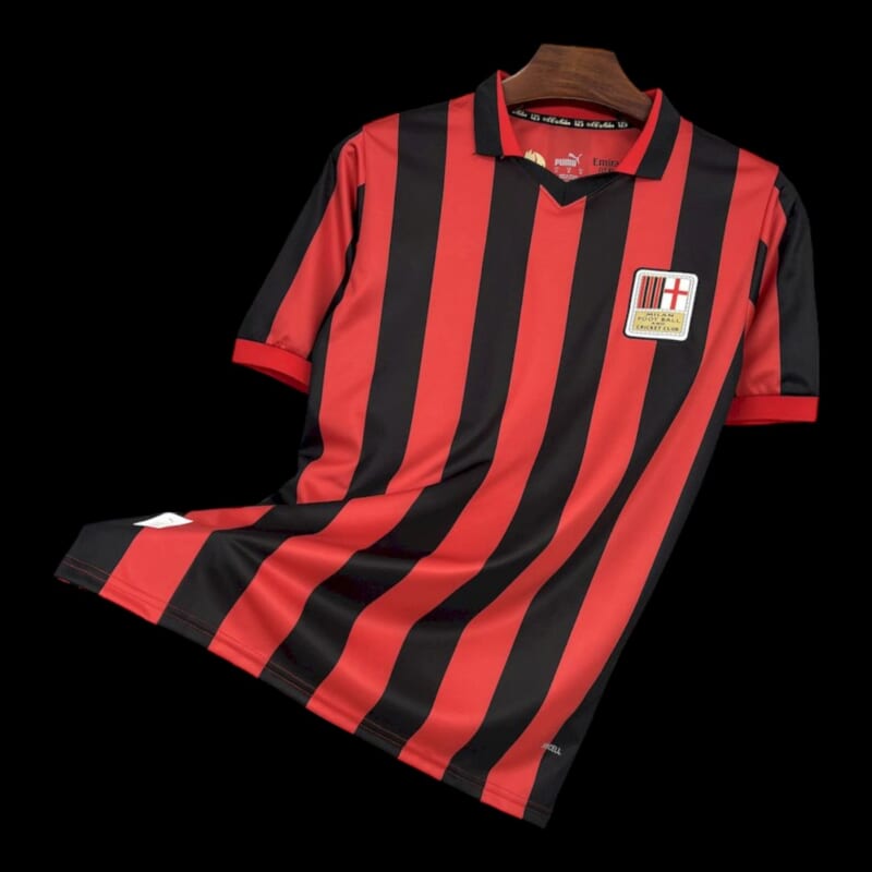 Milan AC Maillot 125e Anniversaire Edition Rétro