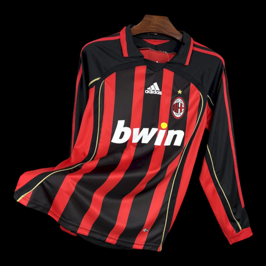 AC Milan Retro Home Long Sleeve Jersey 06/07