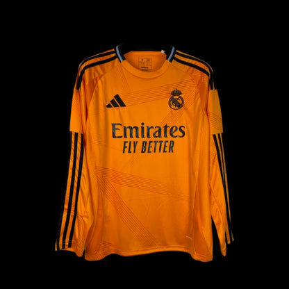 Real Madrid Maillot Manches Longues Extérieur 24/25