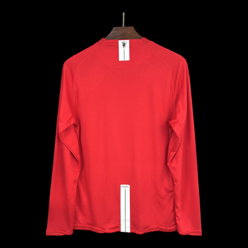 Manchester United UCL Retro Long Sleeve Home Shirt 07/08