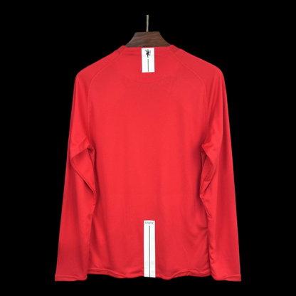 Manchester United UCL Retro Long Sleeve Home Shirt 07/08