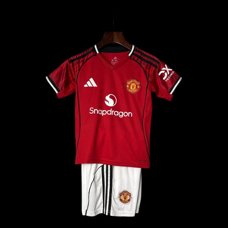Manchester United Home Kit 25/26 - Kids