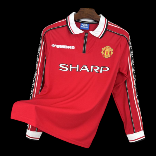 Manchester United Retro Home Shirt Long Sleeve 98/99